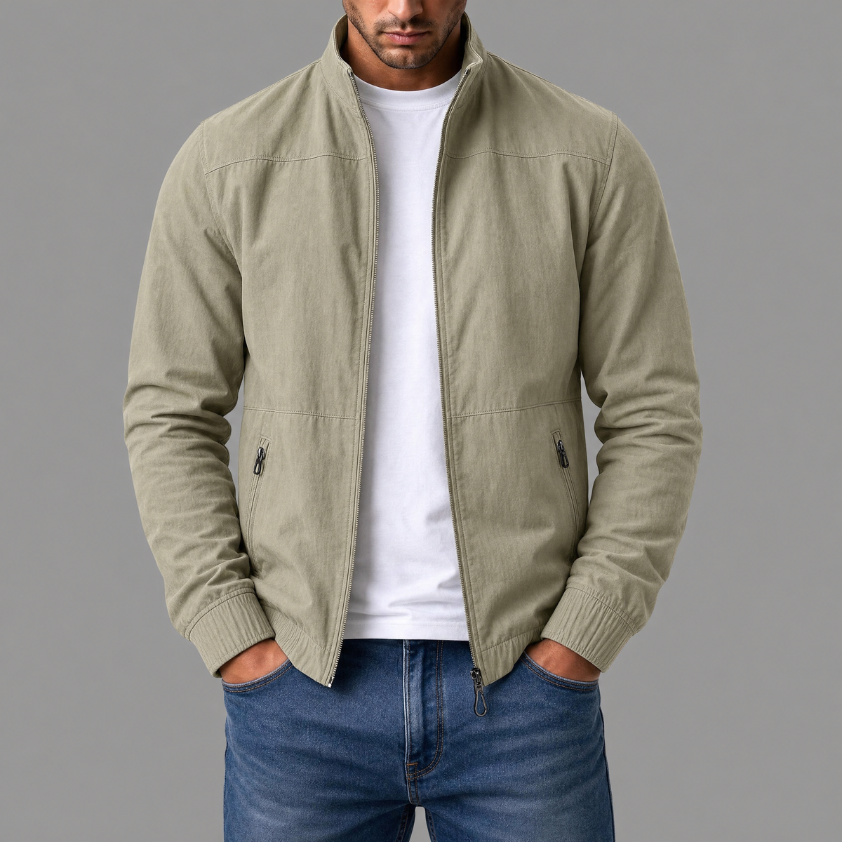 Varga | Veste d'été légère | photo d'ouverture gris