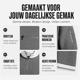Varga | Pull gaufré à demi-zip court