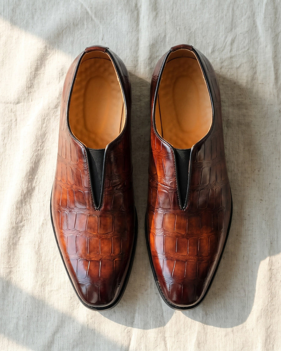 Varga | Mocasines sin agujetas de piel genuina