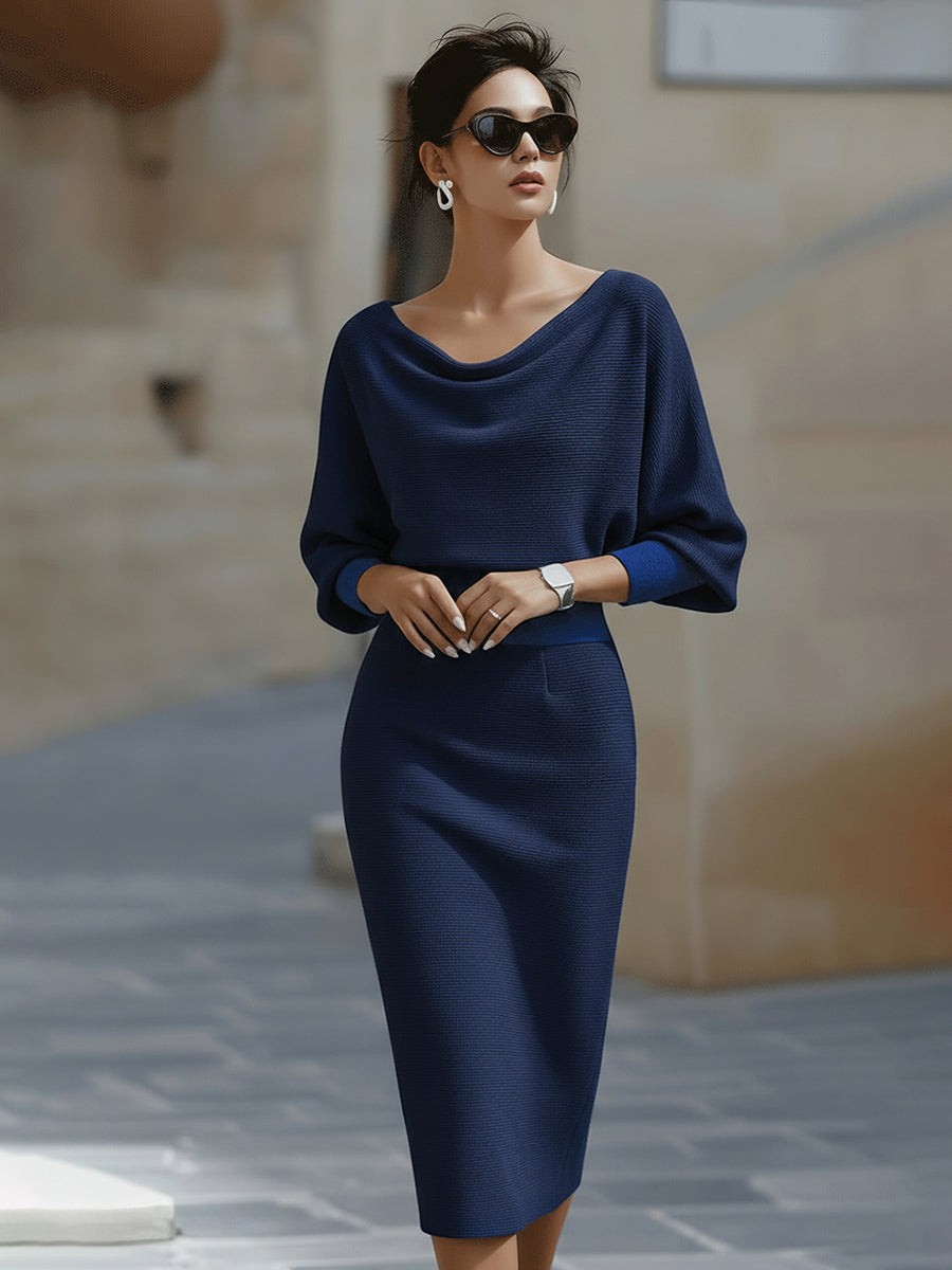 Varga | Elegantné midi šaty s drapovaním