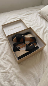 Varga | Espadrilky na klinovom podpätku so zapínaním pre ženy