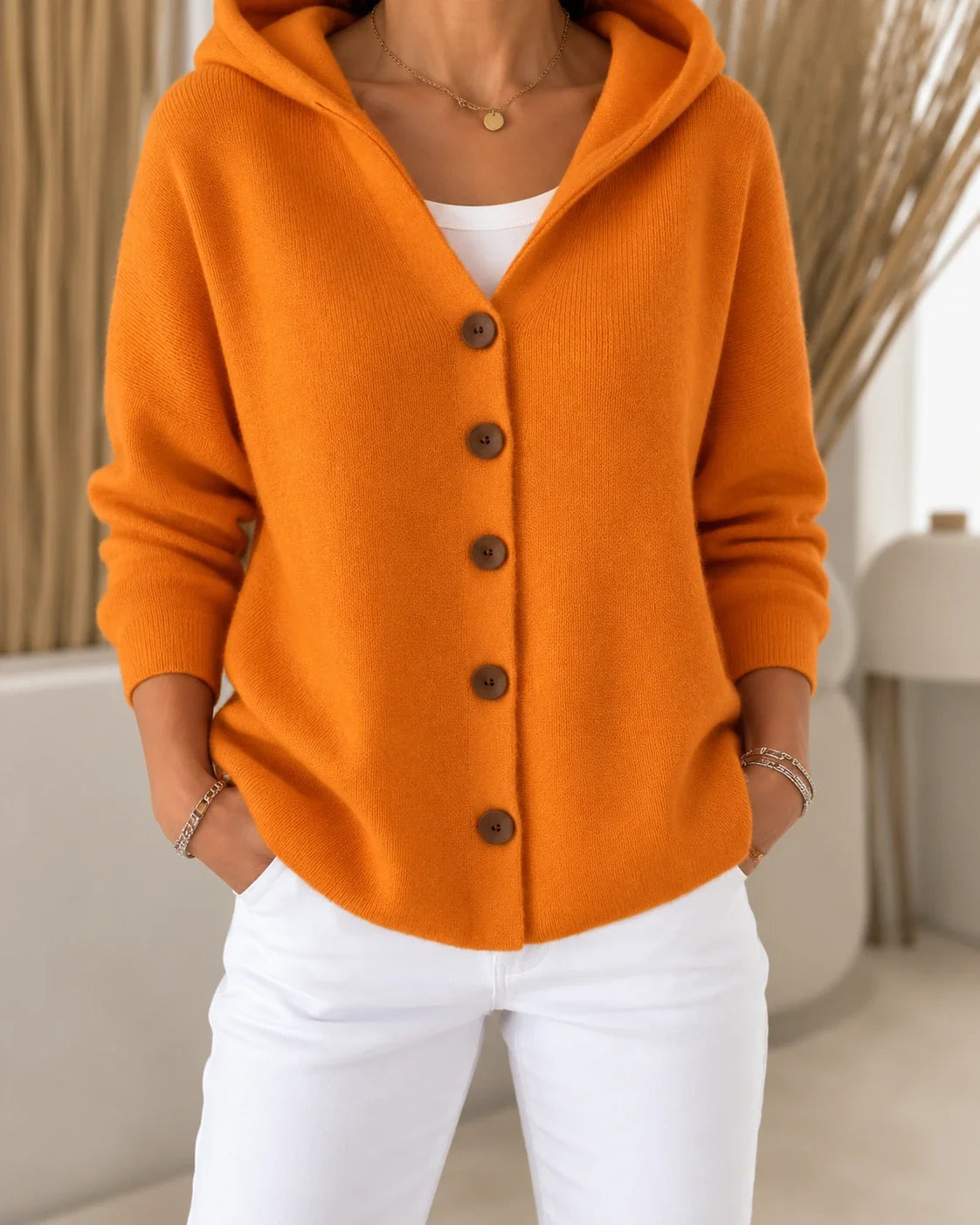 Varga | Lichte vest met capuchon