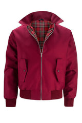 Varga | Harrington Jacket with Plaid Lining
