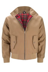 Varga | Harrington Jacket with Plaid Lining