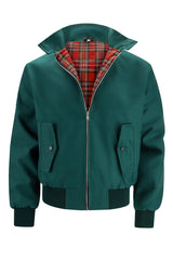 Varga | Harrington Jacket with Plaid Lining