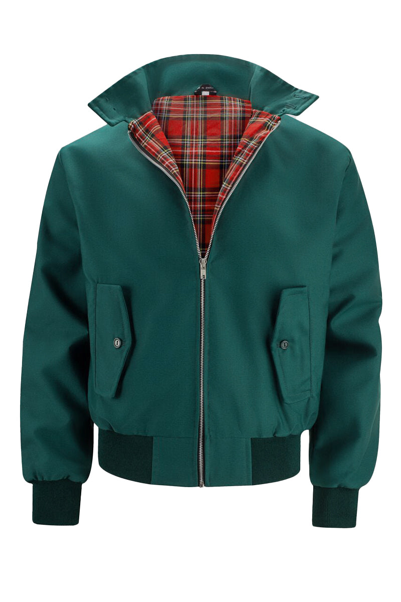 Varga | Harrington Jacket with Plaid Lining