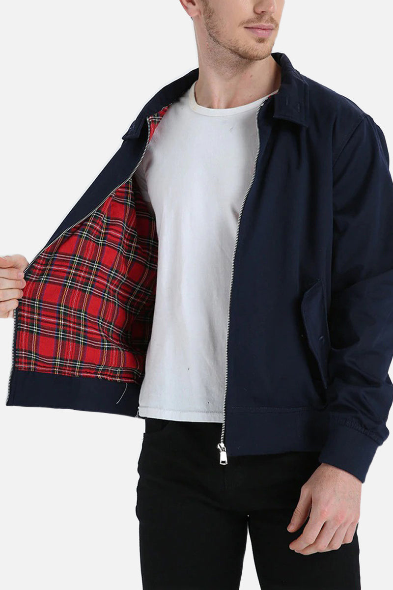 Varga | Blouson Harrington à doublure à carreaux