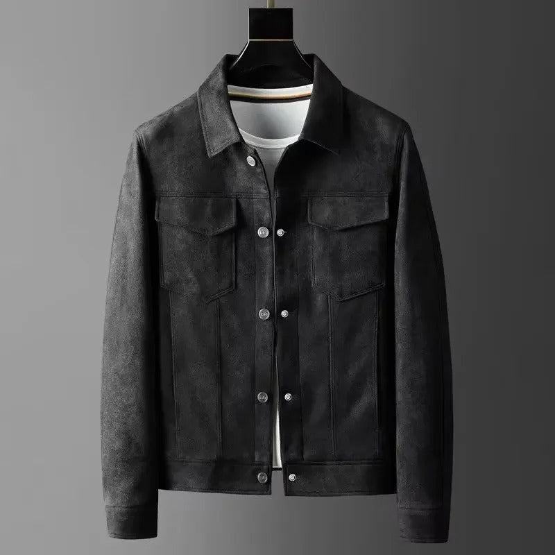 Varga | Chamarra elegante con acabado de piel