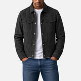Varga | Elegant Faux Leather Jacket | opening-photo gray