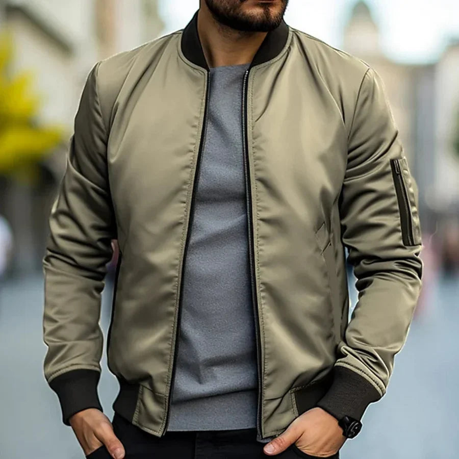 Varga | Elegant Classic Bomber Jacket
