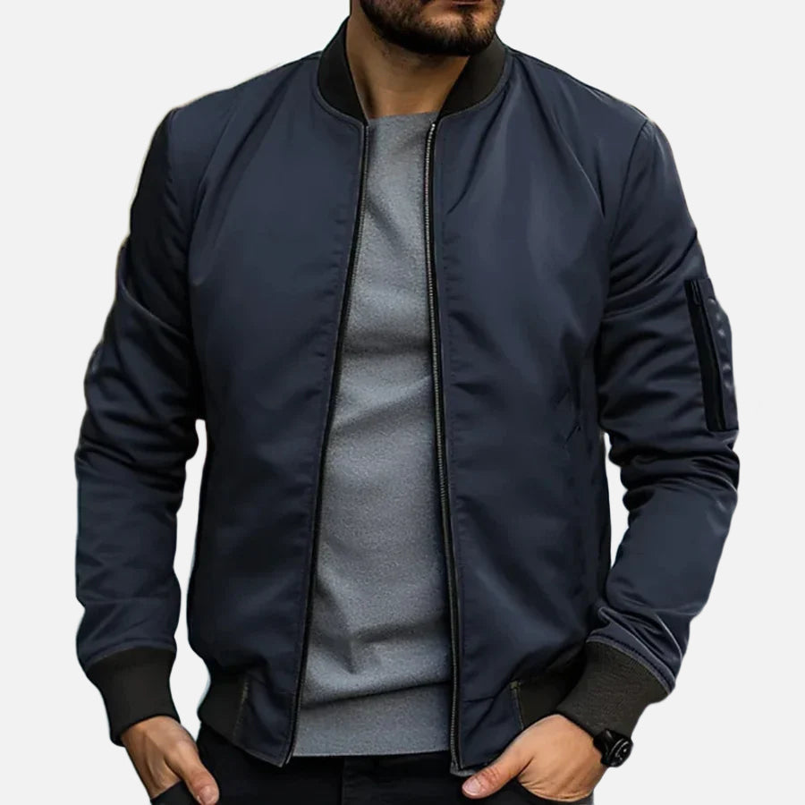 Varga | Elegant Classic Bomber Jacket