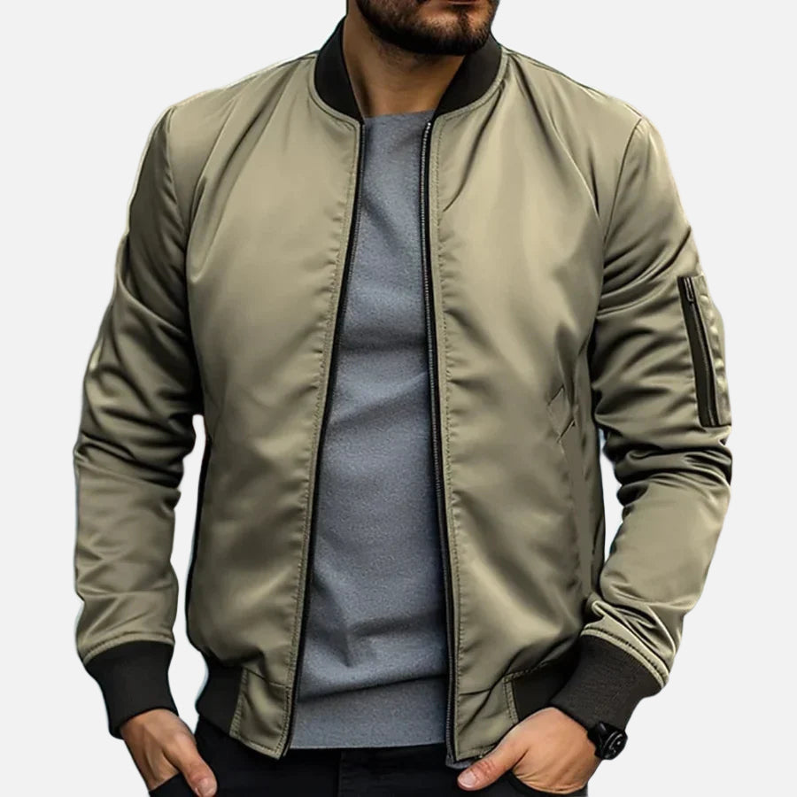 Varga | Elegant Classic Bomber Jacket