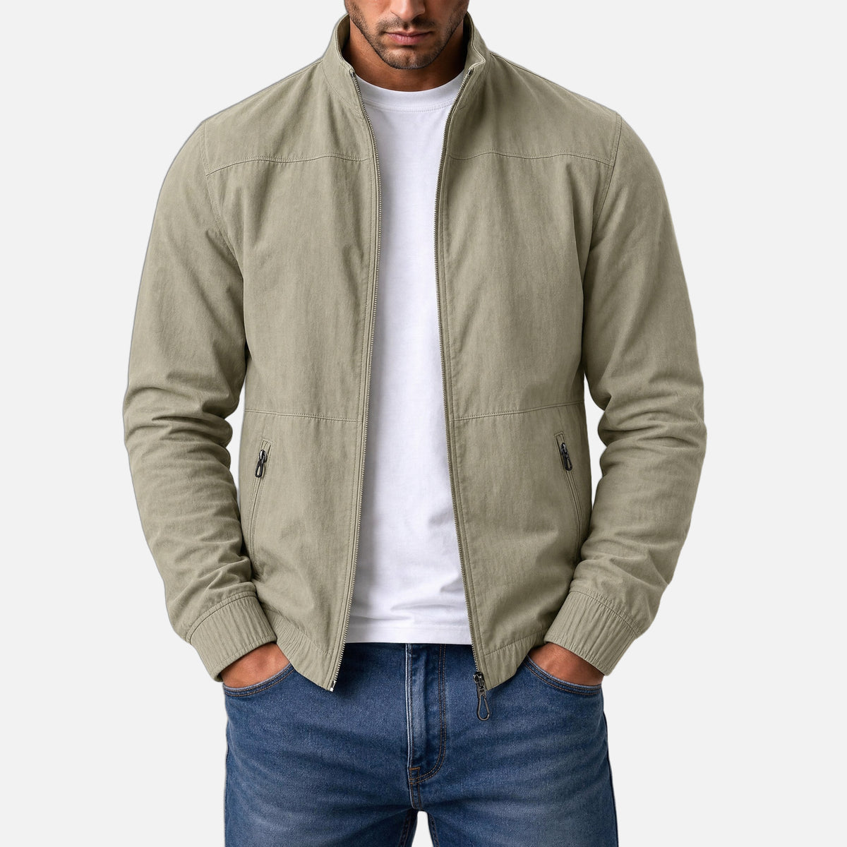 Varga | Lightweight Summer Jacket | opening-photo gray