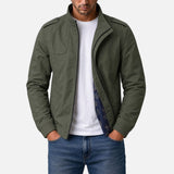 Varga | Lightweight Military Jacket | opening-photo gray