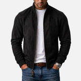 Varga | Suede Bomber Jacket