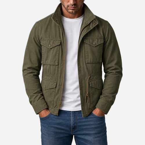Varga | M-65 Military Jacket | opening-photo-gray
