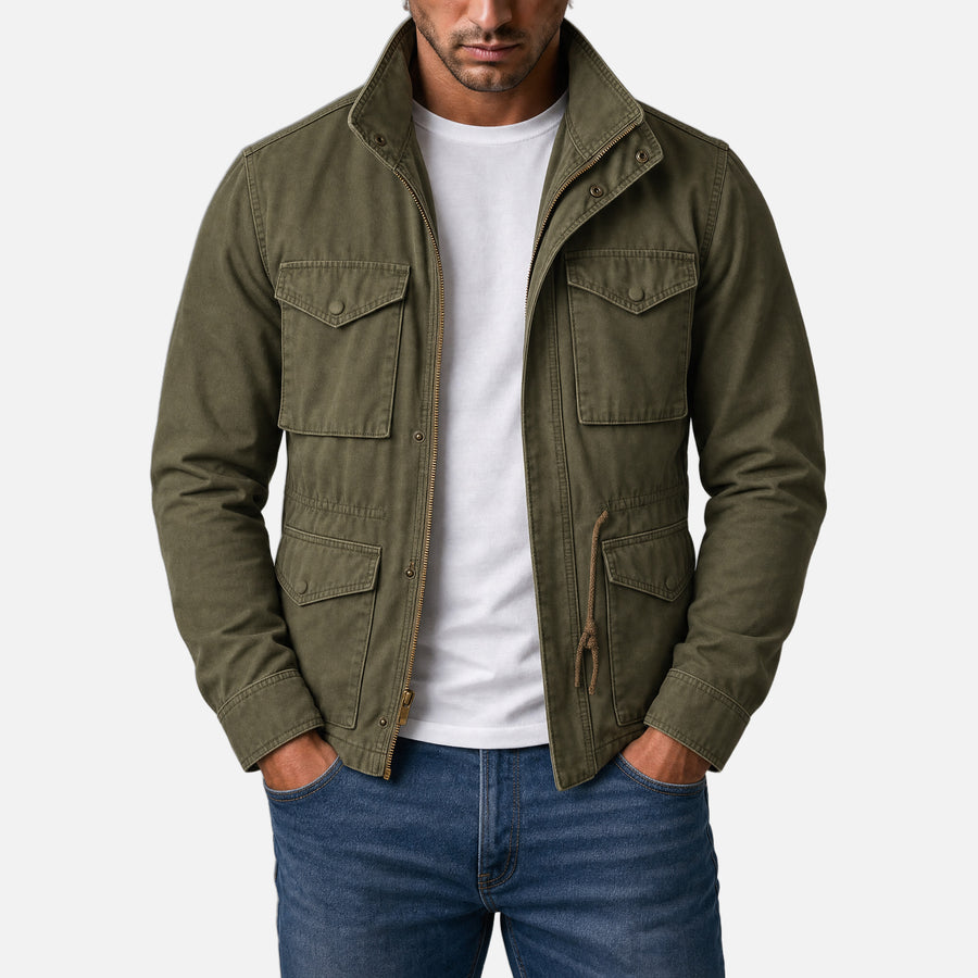 Varga | M-65 Military Jacket | opening-photo-gray